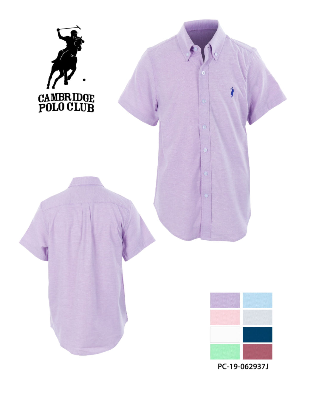 Camisa Polo de niño M/C 2937