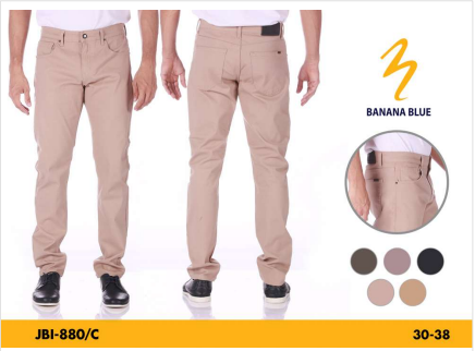 Pantalon de caballero Banana blue 880C