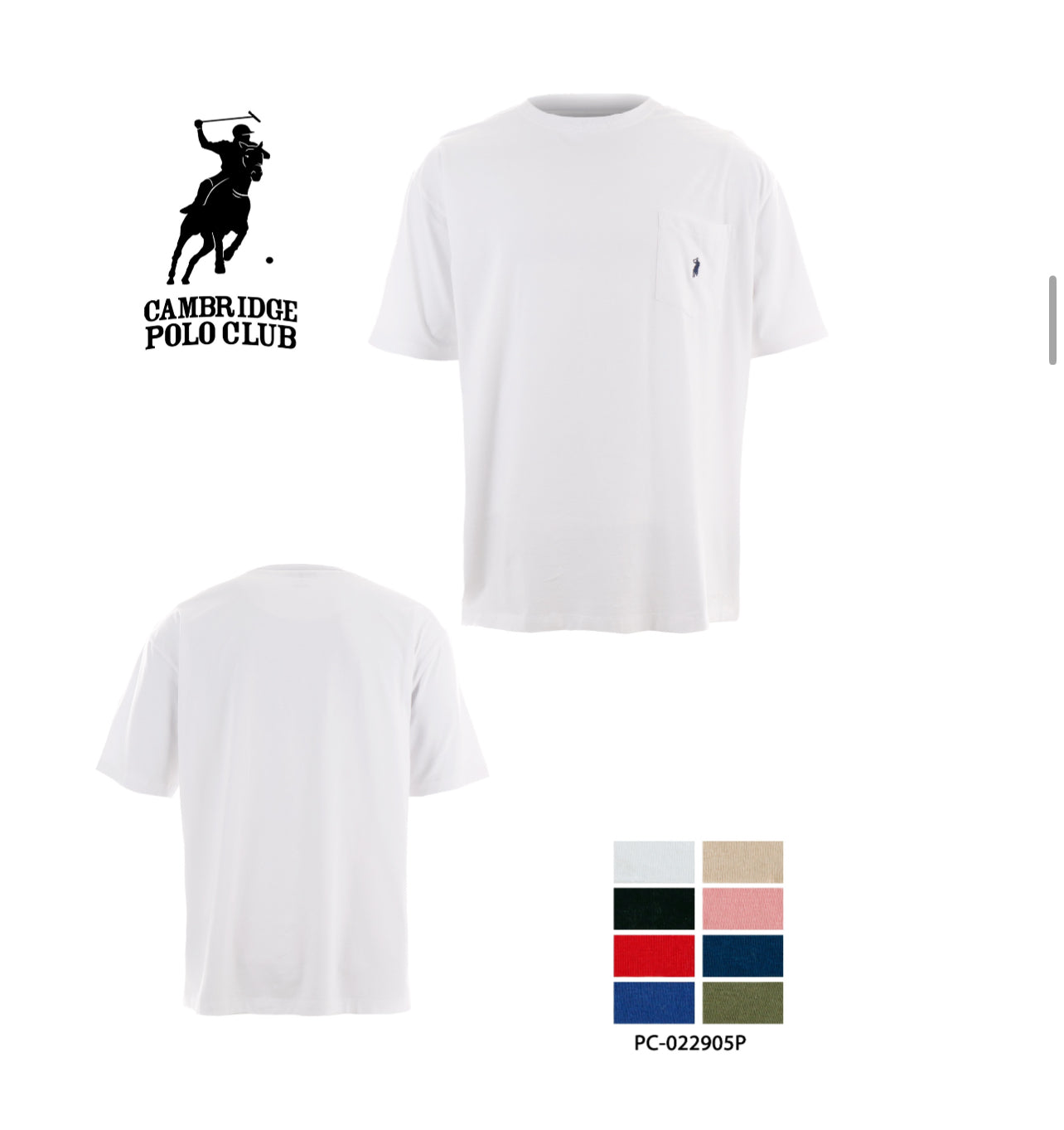 Franela Plus Polo de caballero 2905