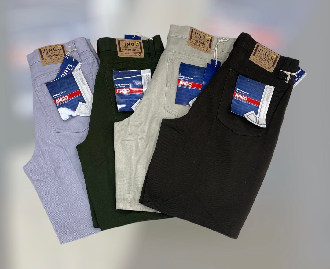 BERMUDAS TELA JEANS DE COLORES