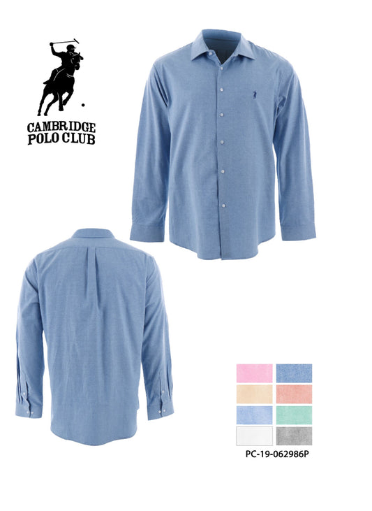 Camisa Plus Polo de caballero M/L 2986