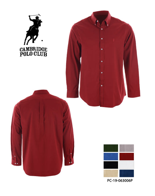 Camisa Plus Polo de caballero M/L 3006