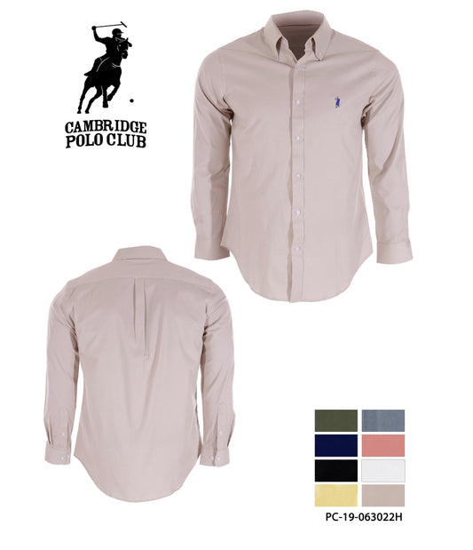 Camisa Polo de caballero M/L 3022