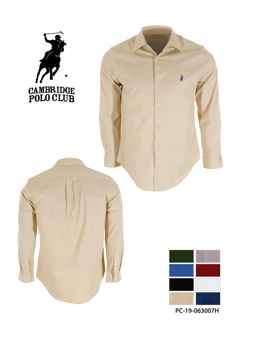 Camisa Polo de caballero M/L 3007